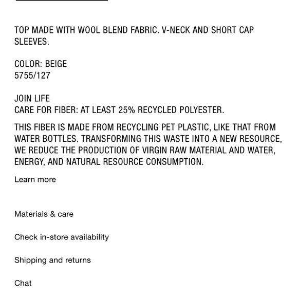 Zara Wool Blend Knit Top - Picture 5 of 9